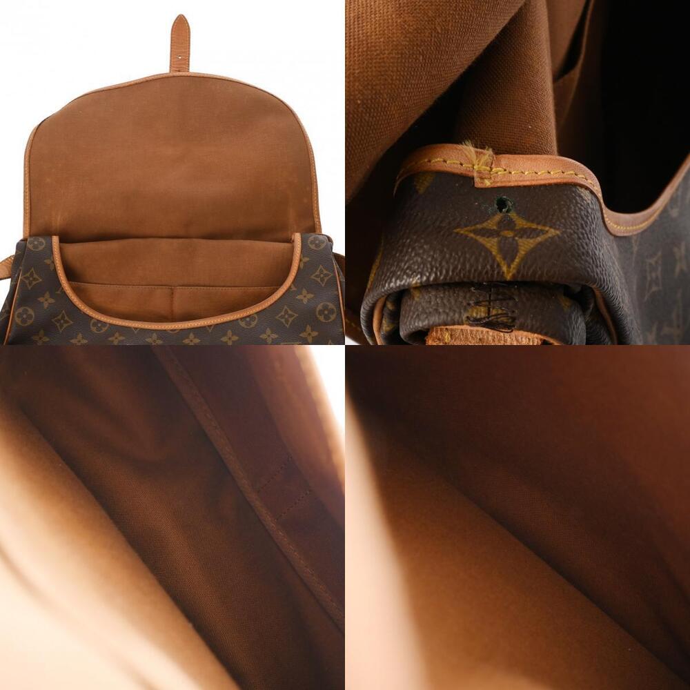 Louis Vuitton Saumur Bag Monogram Brown Canvas Shoulder - Picture 8 of 11